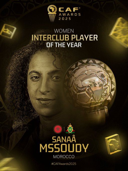 CAF Awards 2025 (F):  Le Maroc à l'honneur 