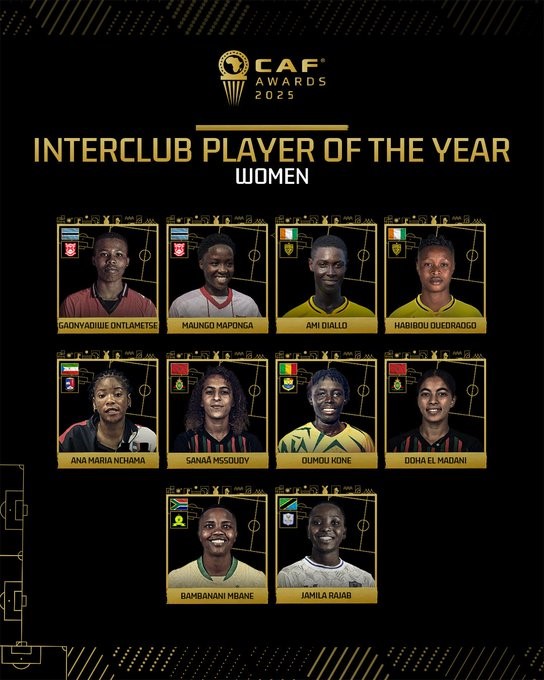 Awards CAF 2025 : Les femmes à l’honneur !
