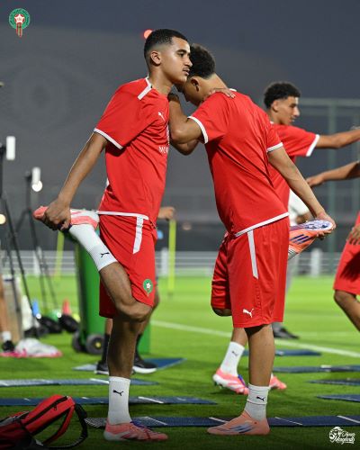 FB. Mondial masculin U17 : premier entraînement des Lionceaux à Doha FB. Mondial masculin U17 : premier entraînement des Lionceaux à Doha