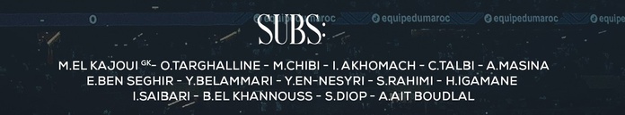 Amical Maroc-Mozambique : Les onze Lions  du coup d'envoi